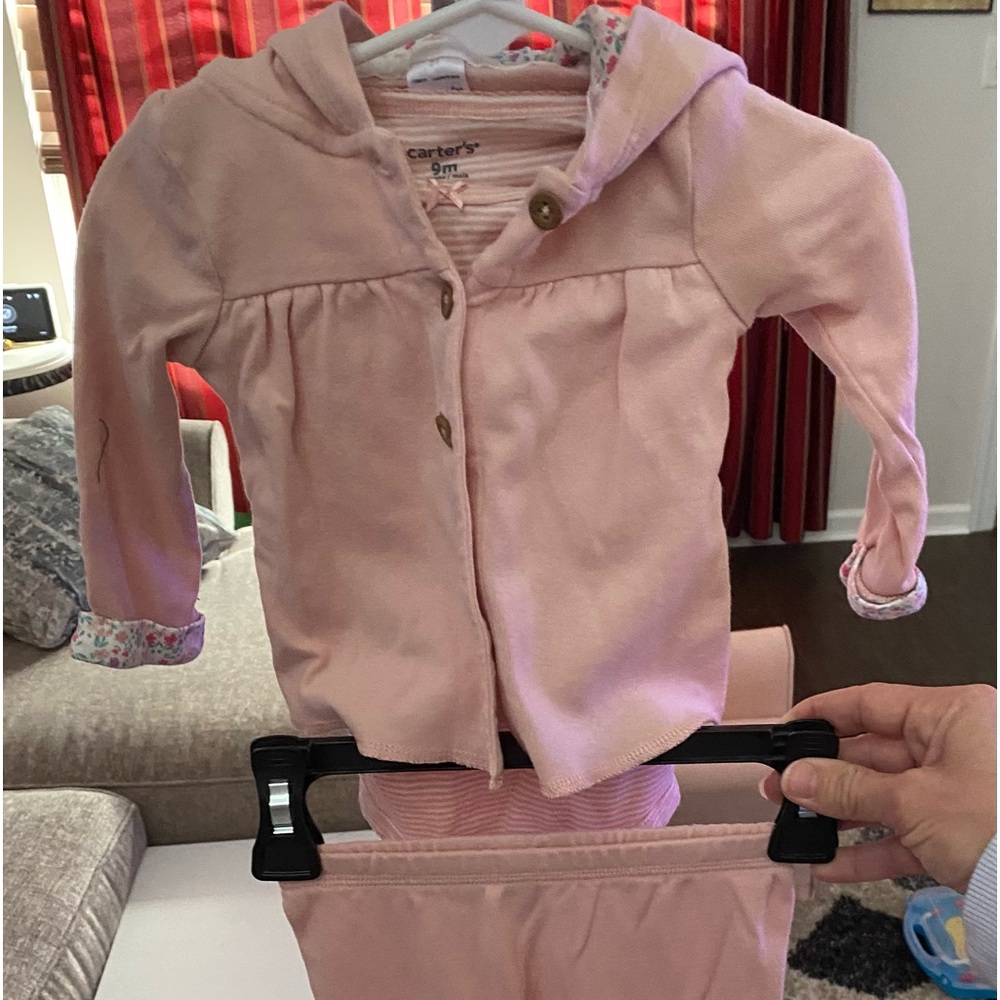 NWOT 3 piece 9 m outfit girls